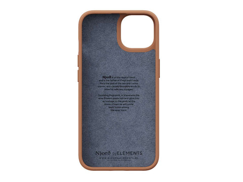 Genuine Leather Hoesje - Cognac