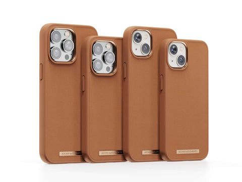 Genuine Leather Hoesje - Cognac