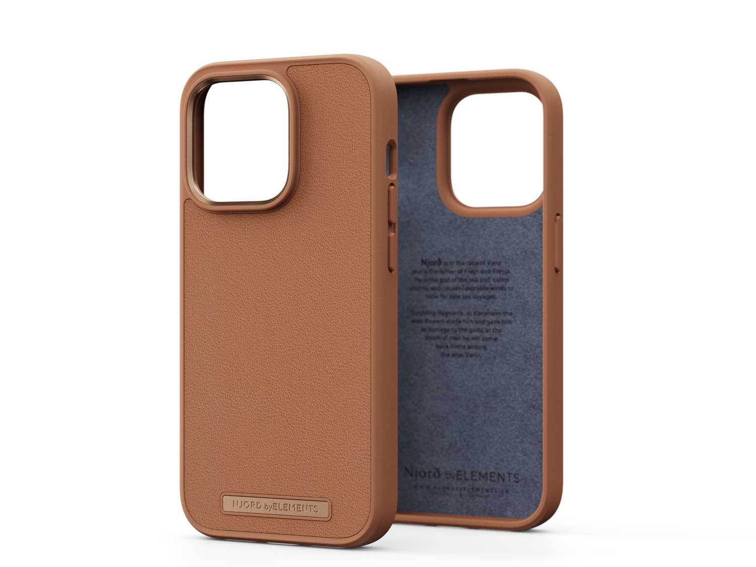 Genuine Leather Hoesje - Cognac