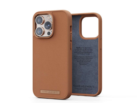 Genuine Leather Hoesje - Cognac