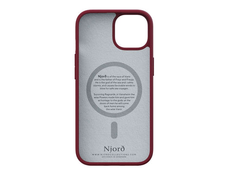 Suede MagSafe Case - Red