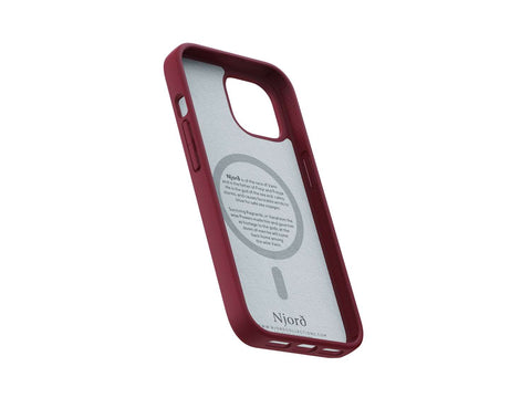 Suede MagSafe Case - Red