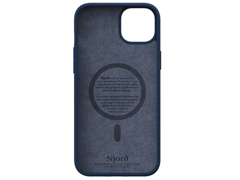 Salmon Leather Magsafe Case - Blue