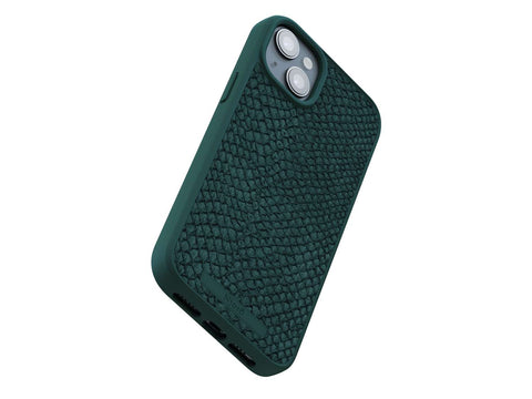 Salmon Leather Magsafe Case - Green