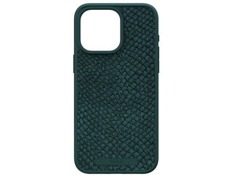 Salmon Leather Magsafe Case - Green